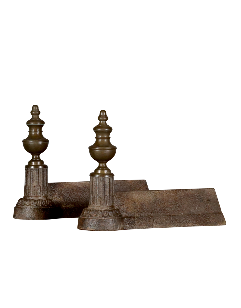 Maison Leon Van den Bogaert Kamindekor-Accessoires aus Messing