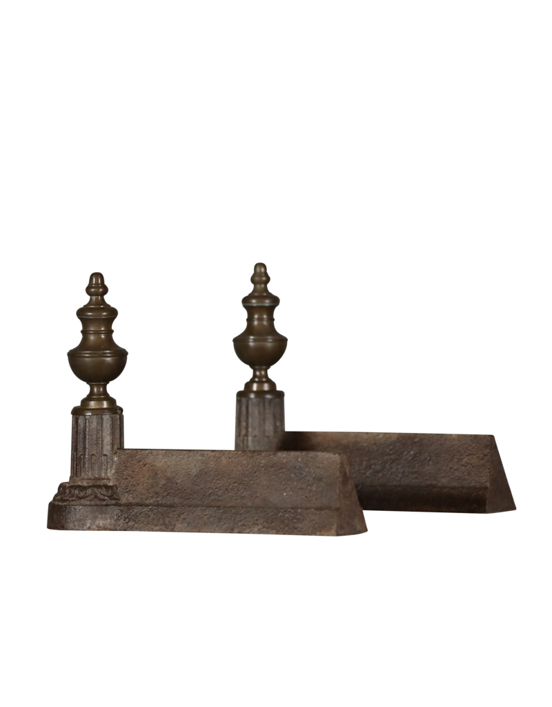 Maison Leon Van den Bogaert Kamindekor-Accessoires aus Messing