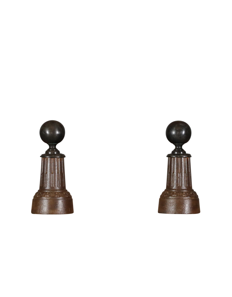 Maison Leon Van den Bogaert Objets De Cheminée Ornementaux En Laiton