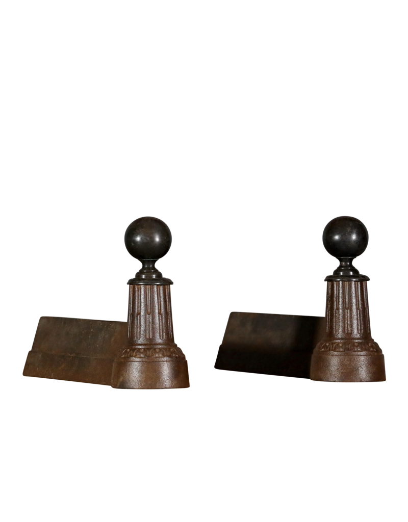 Maison Leon Van den Bogaert Brass Fireplace Objects