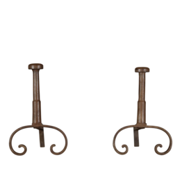 Maison Leon Van den Bogaert Kaminzubehör aus Eisen der Industriellen Revolution