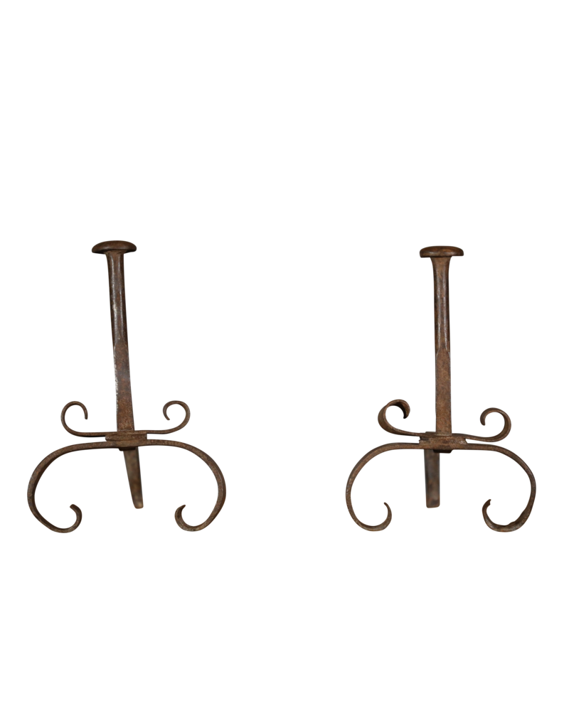 Outils De Cheminée Dans Un Style Rustique Français