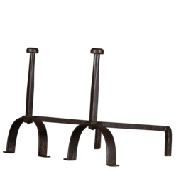 Maison Leon Van den Bogaert Simpele haardijzers — 44 cm hoog