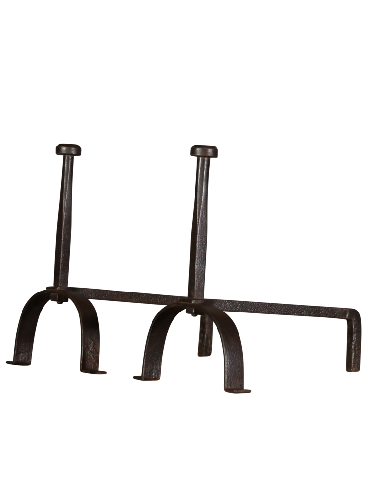 Maison Leon Van den Bogaert Simpele haardijzers — 44 cm hoog