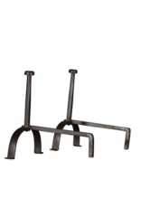 Maison Leon Van den Bogaert Simpele haardijzers — 44 cm hoog