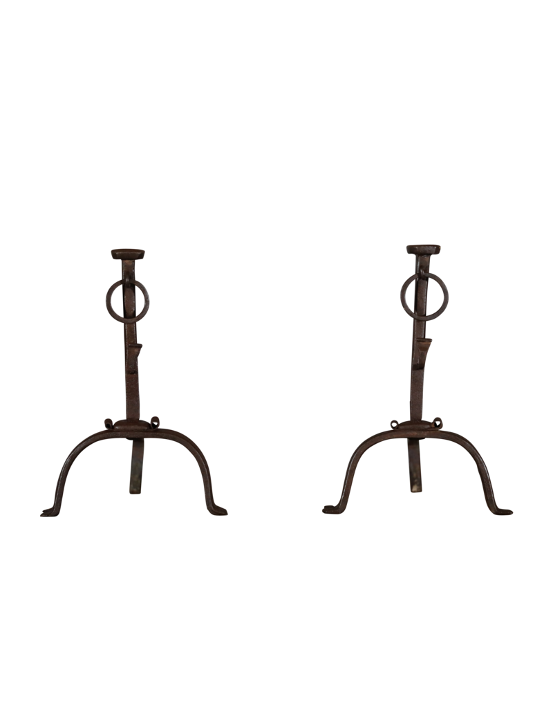 19th Century Pair Andiron