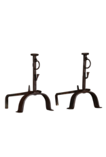 19th Century Pair Andiron