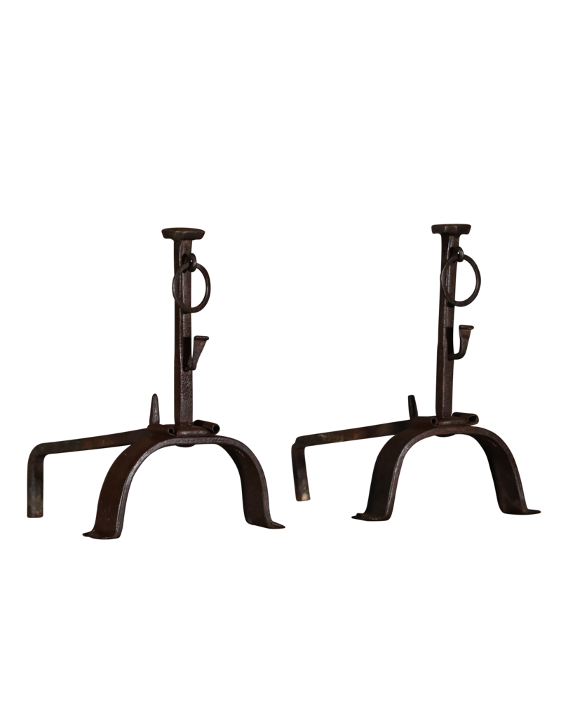 19th Century Pair Andiron