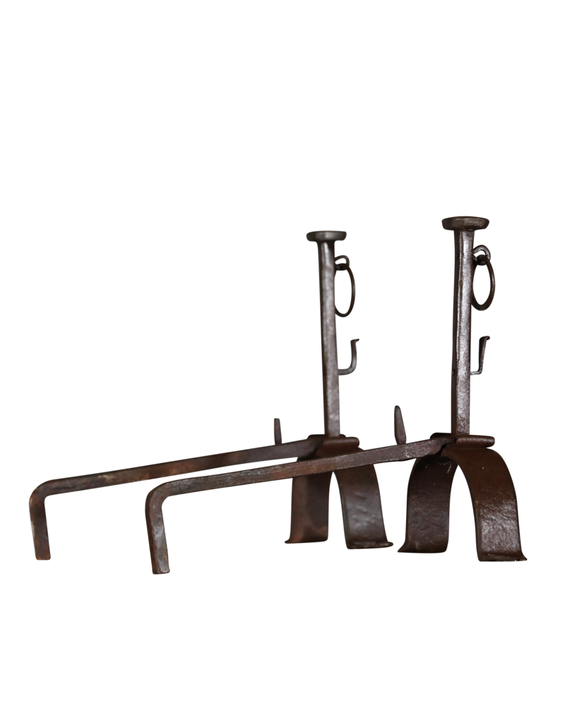 19th Century Pair Andiron