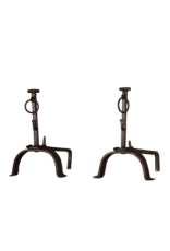 19th Century Pair Andiron