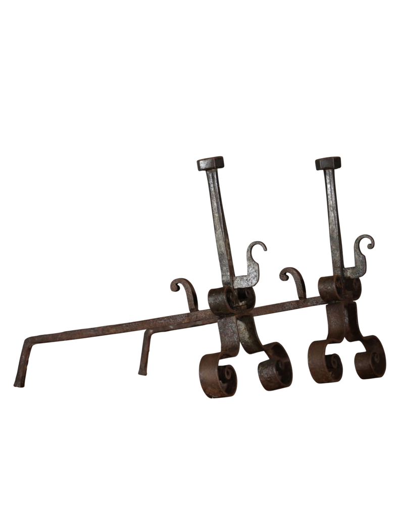 Rustic Elegant French Andiron