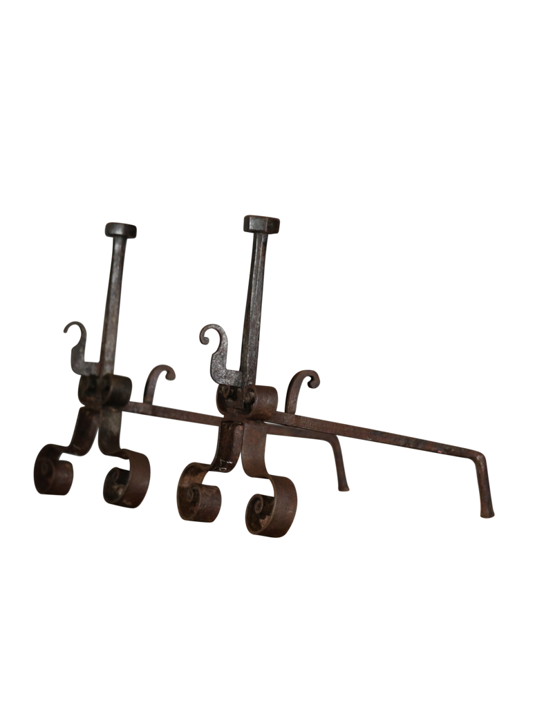 Rustic Elegant French Andiron