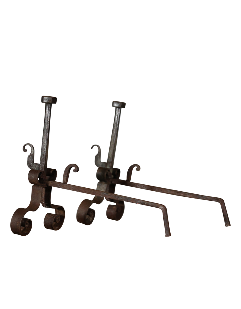 Rustic Elegant French Andiron