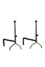 Elegant XVII Century Rustic Andiron