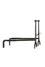 Maison Leon Van den Bogaert Elegant XVII Century Rustic Andiron