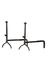 Elegant XVII Century Rustic Andiron