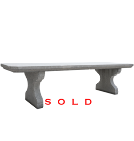 Maison Leon Van den Bogaert Grand Belgian Bleu Stone Outdoor Table