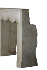 Maison Leon Van den Bogaert Chic French Antique Fireplace Surround