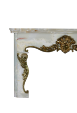 Maison Leon Van den Bogaert Abondant Onyx Fireplace Surround With Angels