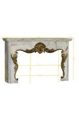 Maison Leon Van den Bogaert Abondant Onyx Fireplace Surround With Angels