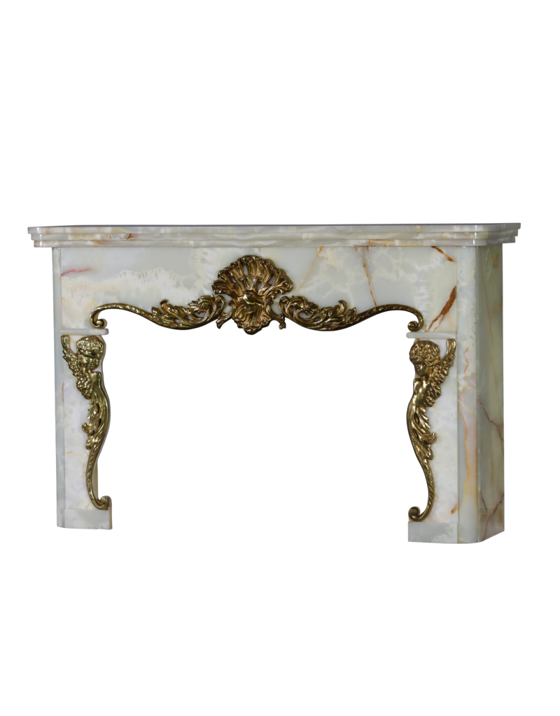 Maison Leon Van den Bogaert Abondant Onyx Chimenea con Ángeles