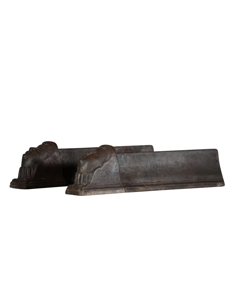 Maison Leon Van den Bogaert Unieke Originele Franse Vuurbokken