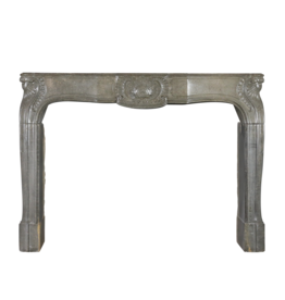 Maison Leon Van den Bogaert Grand Grey Color Stone Fireplace Surround