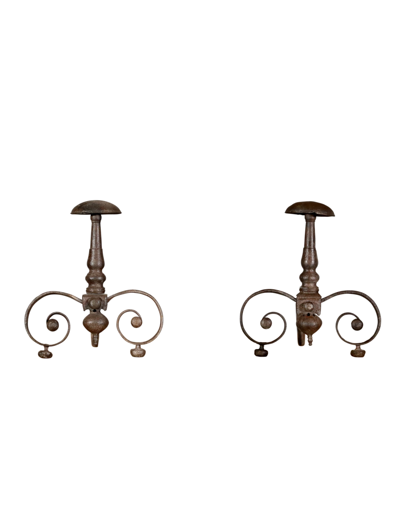 Maison Leon Van den Bogaert Elegantes französisches andusseisen aus schmiedeeisen