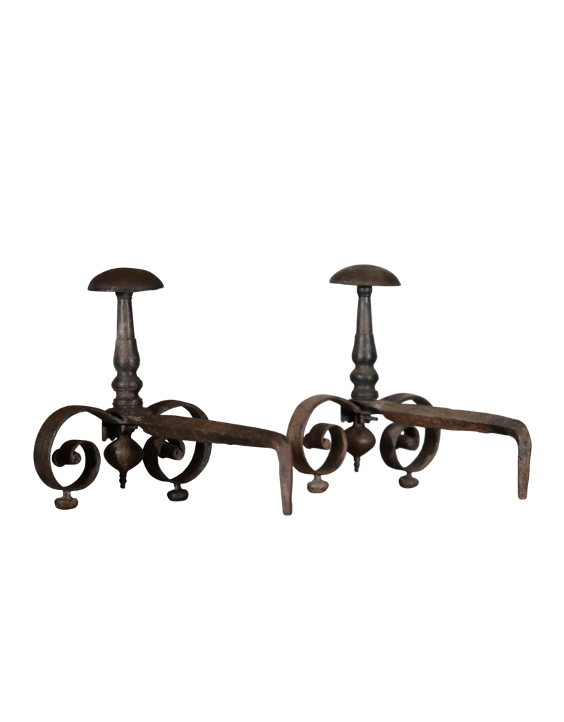 Maison Leon Van den Bogaert Elegantes französisches andusseisen aus schmiedeeisen