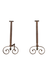 Maison Leon Van den Bogaert Grand And Strong French Andiron