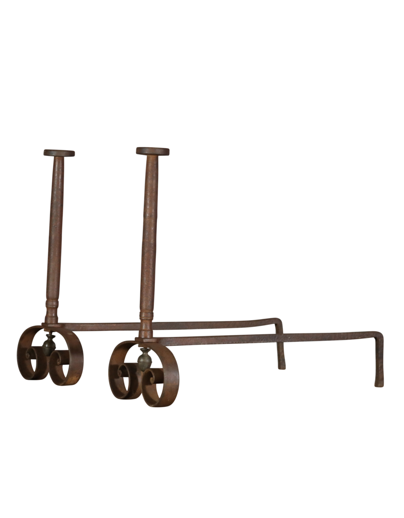 Grand And Strong French Andiron