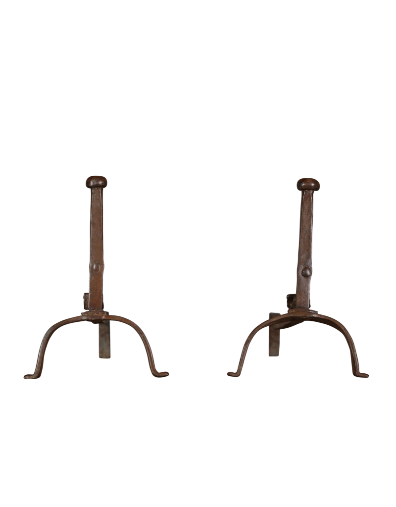 Maison Leon Van den Bogaert Extra Heavy Andiron — 45 cm High