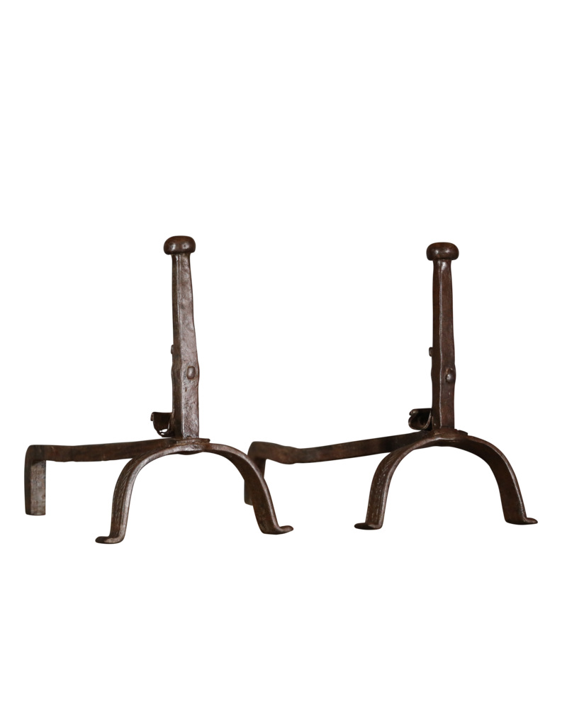Maison Leon Van den Bogaert Extra Heavy Andiron — 45 cm High