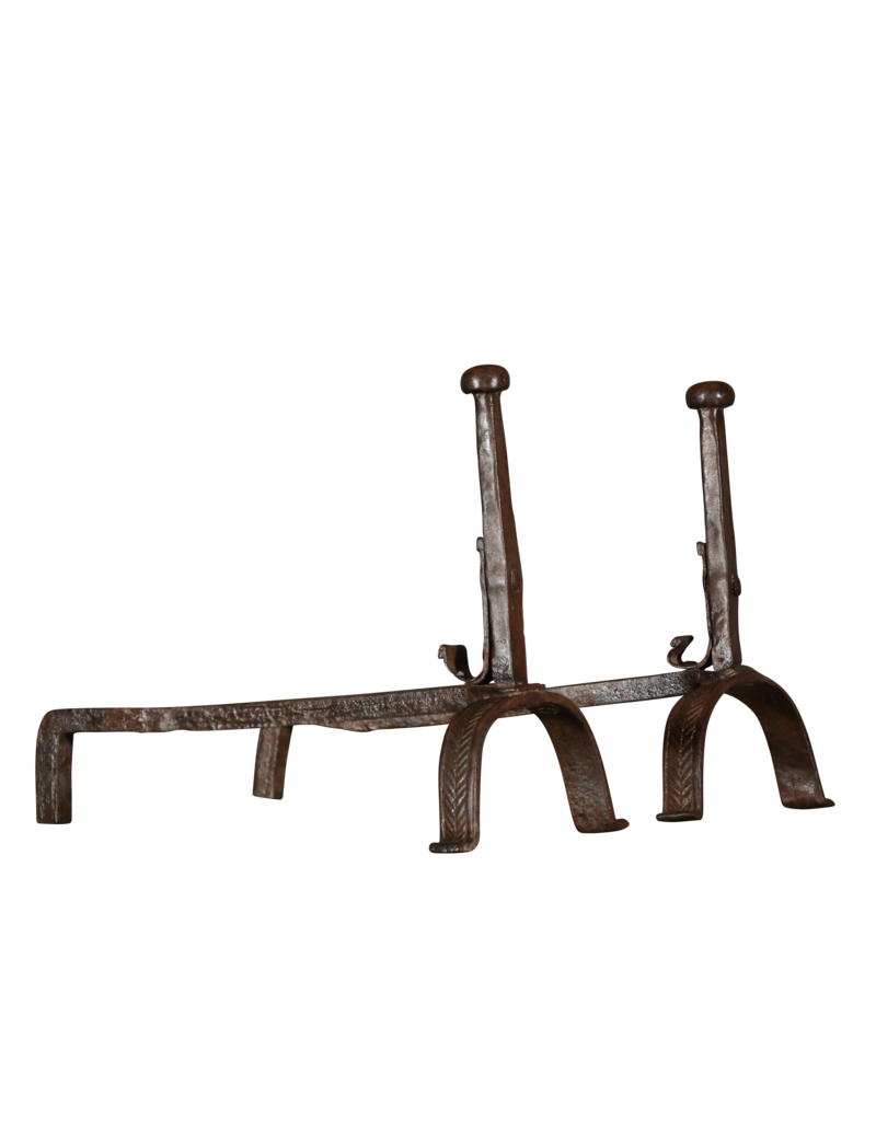 Maison Leon Van den Bogaert Extra Heavy Andiron — 45 cm High
