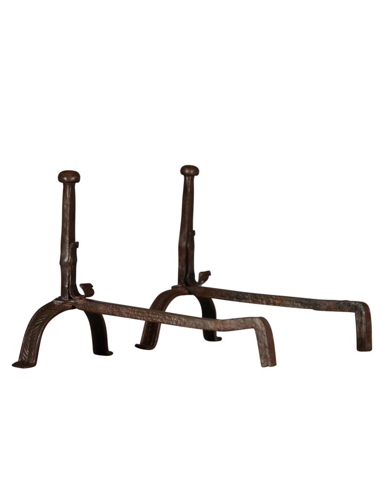 Maison Leon Van den Bogaert Extra Heavy Andiron — 45 cm High