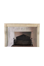 Original French Limestone Fireplace Surround