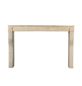 French Beige-Sand Limestone Fireplace Surround