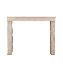 French Rose Liseron Stone Fireplace Surround