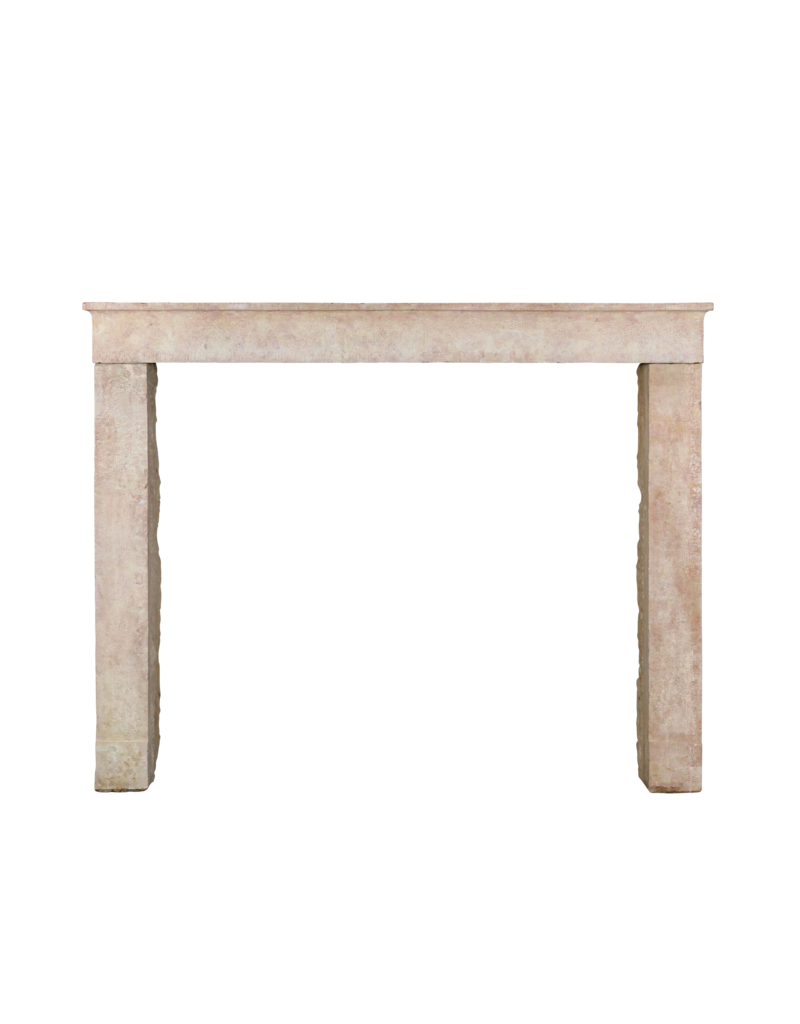 French Rose Liseron Stone Reclaimed Fireplace Surround