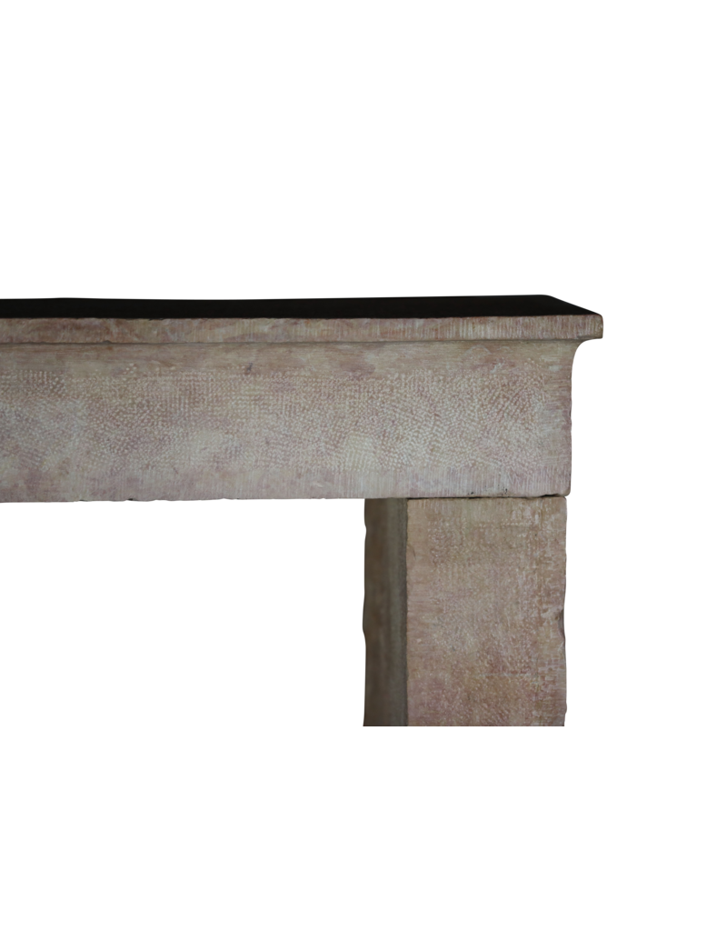 French Rose Liseron Stone Reclaimed Fireplace Surround