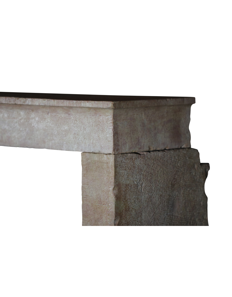 French Rose Liseron Stone Reclaimed Fireplace Surround