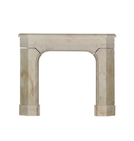 French Art Deco Period Stone Fireplace Surround