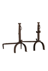 Maison Leon Van den Bogaert Massives Rustikales Paar Andiron