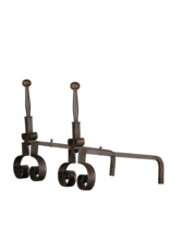 Maison Leon Van den Bogaert Rustic Pair Andiron — 50 cm High