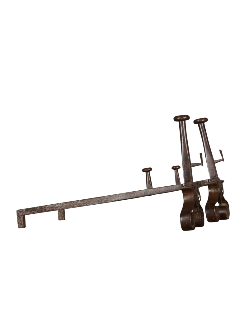 Maison Leon Van den Bogaert Elegant Wrought Iron Fireplace Decor Objects