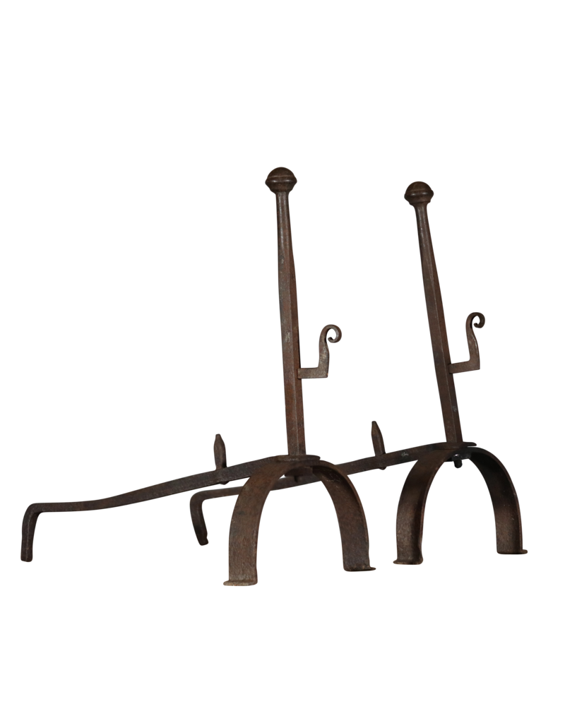 Elegant Wrought Iron Fireplace Decor Objects