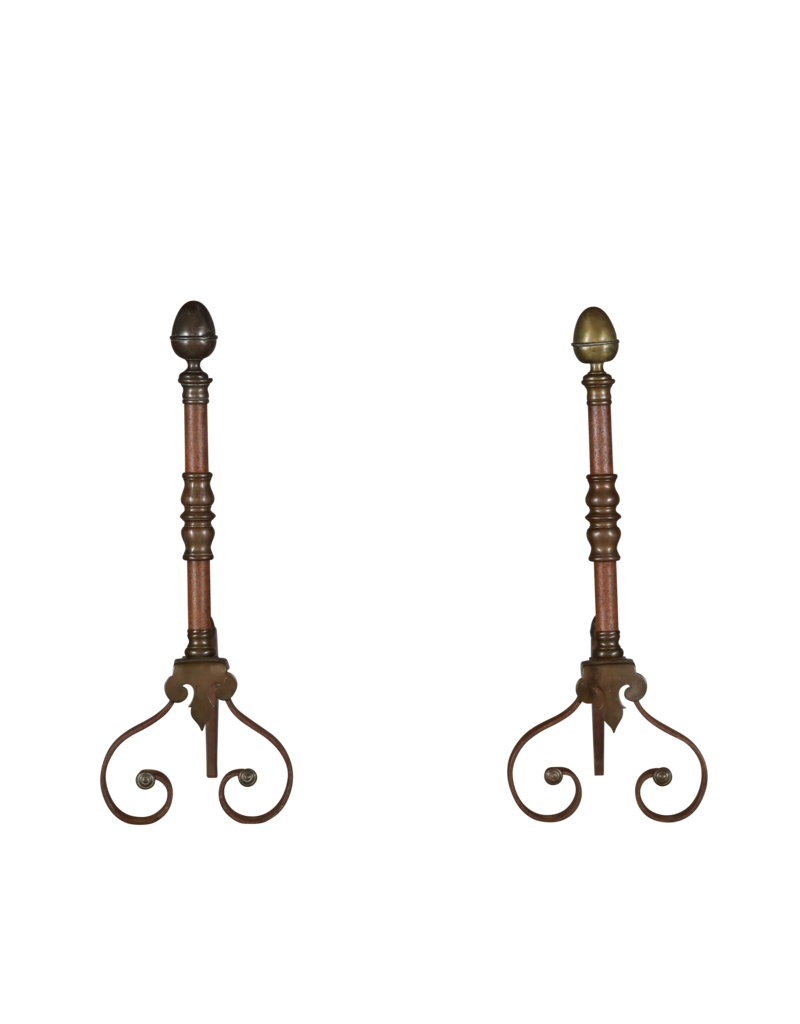 Maison Leon Van den Bogaert Französisches elegantes rustikales Kaminzubehör