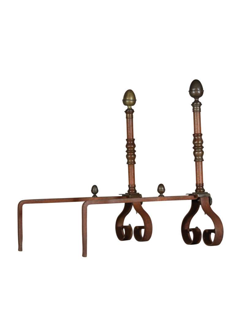 Maison Leon Van den Bogaert Französisches elegantes rustikales Kaminzubehör