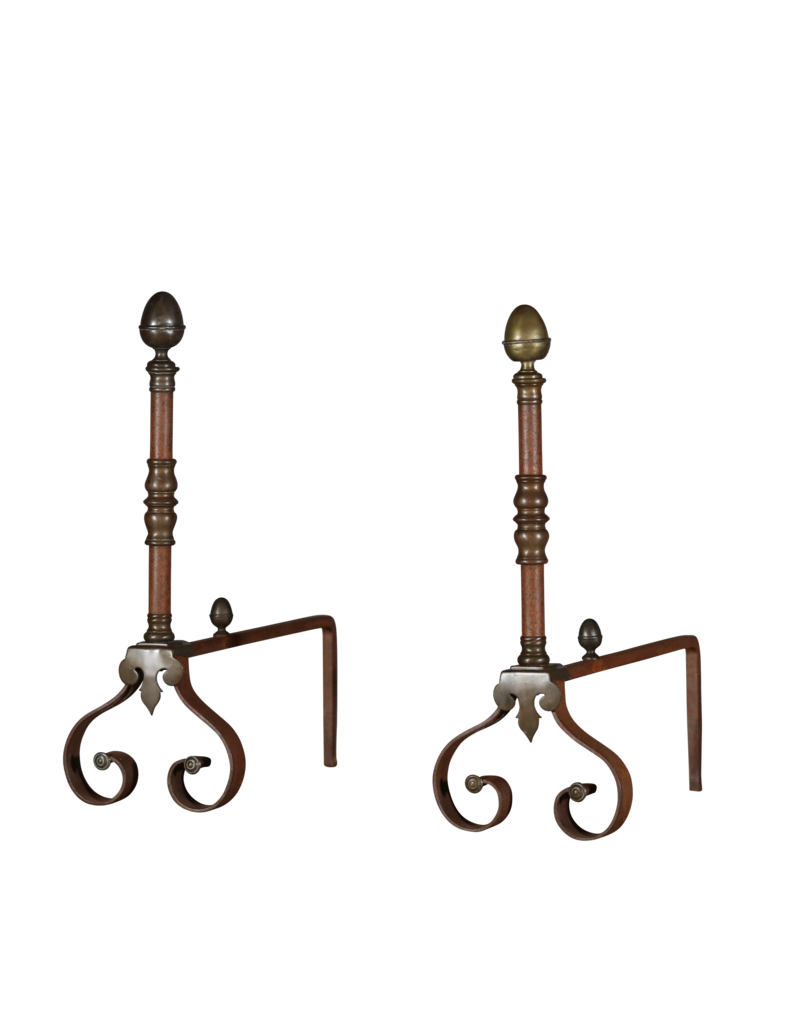 Maison Leon Van den Bogaert Französisches elegantes rustikales Kaminzubehör