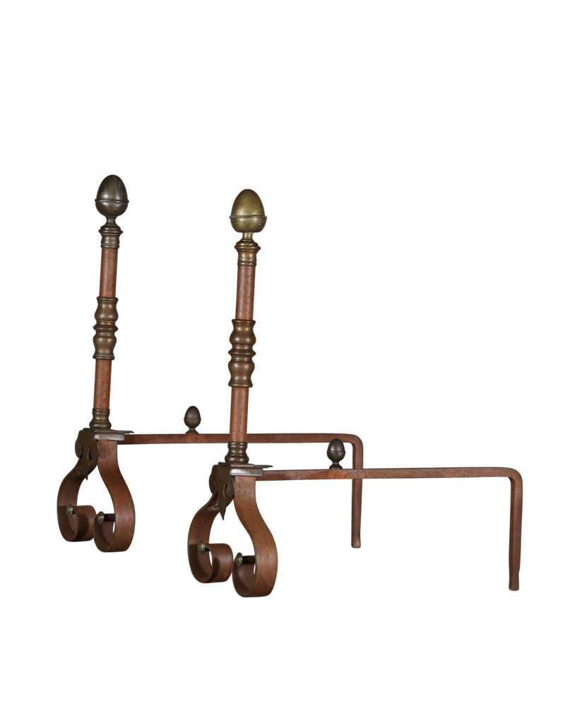 Maison Leon Van den Bogaert Französisches elegantes rustikales Kaminzubehör